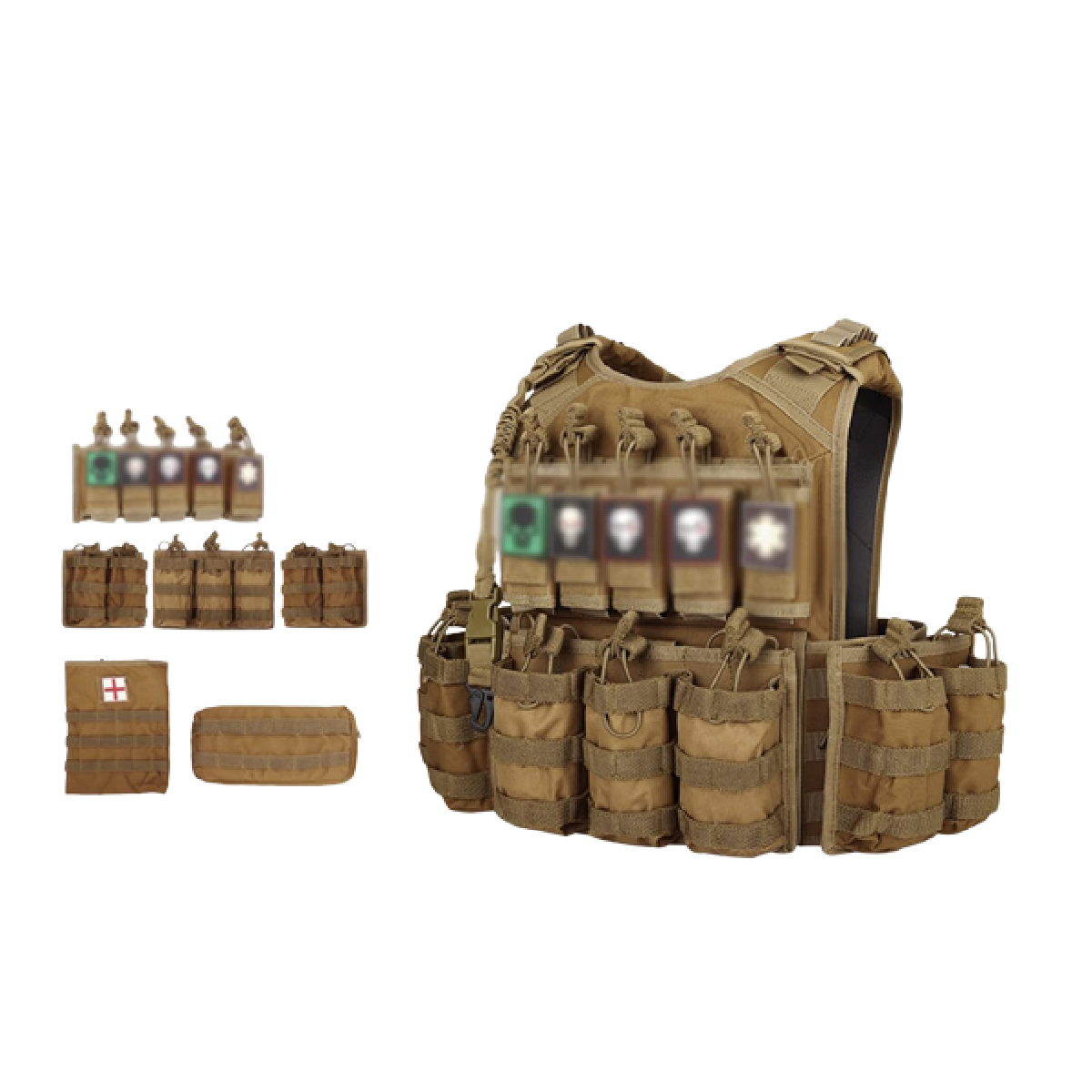 Tactical Vest With MOLLE