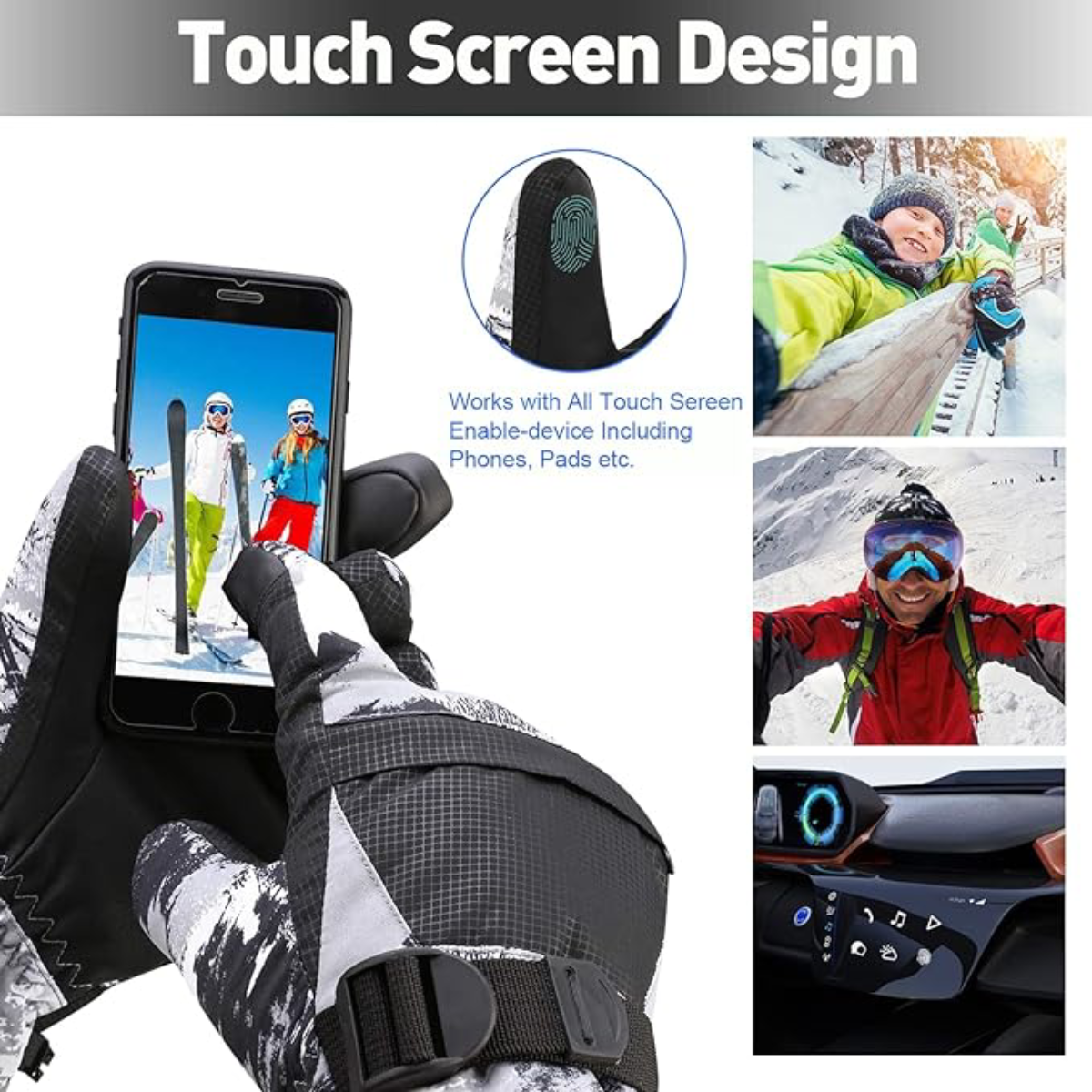 Thermal Touchscreen Winter Gloves